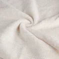 Ręcznik VITO z bawełny podkreślony żakardowymi paskami - 50 x 90 cm - kremowy 5