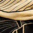 LIMITED COLLECTION Dwustronny koc akrylowo-bawełniany VICTORIA zdobiony falującym wzorem - 150 x 200 cm - czarny 7
