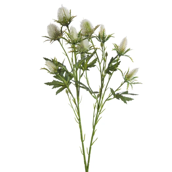OSET GAŁĄZKA  sztuczny kwiat dekoracyjny - 68 cm - kremowy