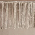 Zasłona JASPER z welwetu zdobiona połyskującym pasem cekinów - 140 x 250 cm - beżowy 11
