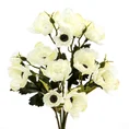 ANEMONY bukiet, kwiat sztuczny dekoracyjny - ∅ 4 x 31 cm - kremowy 1