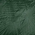 DESIGN 91 Narzuta LUIZ welwetowa pikowana metodą hot press we wzór liści palmy - 200 x 220 cm - ciemnozielony 6