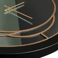 Dekoracyjny zegar ścienny w nowoczesnym minimalistycznym stylu - 60 x 5 x 60 cm - stalowy 5