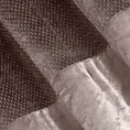 Welwetowa zasłona z listwą przetykaną błyszczącą nicią - 140 x 250 cm - pudrowy 5