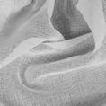 Zazdrostka z matowej etaminy zdobiona gipiurą - 150 x 60 cm - biały 8