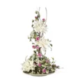 RÓŻA gałązka, kwiat sztuczny dekoracyjny z pianki foamiran - dł. 103 cm śr. kwiat 4 cm - różowy 2