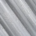 Firana z gładkiej tkaniny zdobiona pasem aplikacji z lśniącymi cekinami - 140 x 250 cm - biały 6