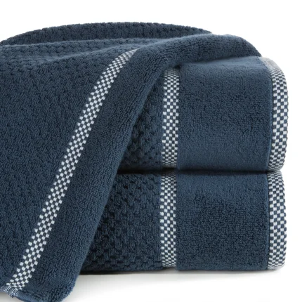 EUROFIRANY PREMIUM Ręcznik CALEB z bawełny frotte o strukturze drobnej krateczki EUROFIRANY PREMIUM Ręcznik CALEB z bawełny frotte o strukturze drobnej krateczki - 70 x 140 cm