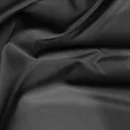 Zasłona DAFNE z gładkiej matowej tkaniny z ozdobnym pasem z geometrycznym złotym nadrukiem w górnej części - 140 x 240 cm - czarny 6
