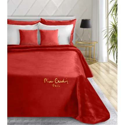 PIERRE CARDIN koc akrylowy CLARA z haftowanym logo PIERRE CARDIN koc akrylowy CLARA z haftowanym logo - 220 x 240 cm