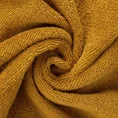 Ręcznik AMANDA z ozdobną bordiurą w pasy - 70 x 140 cm - musztardowy 5