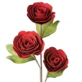KAMELIA kwiat dekoracyjny z pianki foamirian - ∅ 12 x 77 cm - czerwony 1