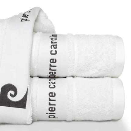 PIERRE CARDIN Ręcznik NEL w kolorze białym, z żakardową bordiurą PIERRE CARDIN Ręcznik NEL w kolorze białym, z żakardową bordiurą - 50 x 100 cm