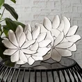 Patera ceramiczna w formie kwiatu - ∅ 33 x 6 cm - biały 2