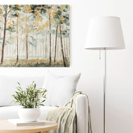 Obraz NATURALS 1 ręcznie malowany na płótnie pejzaż lasu Obraz NATURALS 1 ręcznie malowany na płótnie pejzaż lasu - 80 x 60 cm