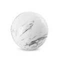 Kula ceramiczna SANA  z marmurkowym wzorem - ∅ 9 x 9 cm - biały 2