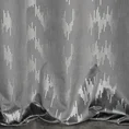 Zasłona CHILL z miękkiego welwetu ze srebrnym nadrukiem - 140 x 250 cm - grafitowy 3