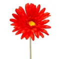 GERBERA kwiat sztuczny dekoracyjny - dł. 52 cm śr. kwiat 11 cm - czerwony 1