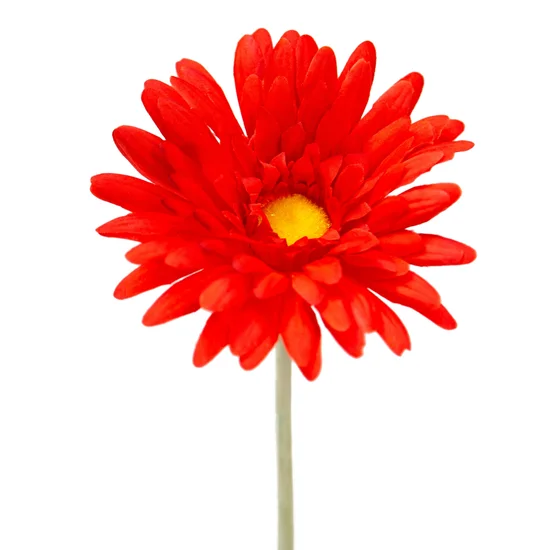 GERBERA kwiat sztuczny dekoracyjny - dł. 52 cm śr. kwiat 11 cm - czerwony