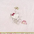 DIVA LINE Ręcznik BABY4 w kolorze różowym, z aplikacją z kotkiem - 50 x 90 cm - różowy 2
