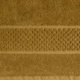 Dywanik łazienkowy CALEB z bawełny frotte, dobrze chłonący wodę - 60 x 90 cm - miodowy 4