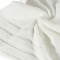 EUROFIRANY PREMIUM Ręcznik EMIL w kolorze kremowym, z żakardową bordiurą w paski - 50 x 90 cm - kremowy 5