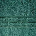 Ręcznik klasyczny z bordiurą podkreśloną delikatnymi paskami - 70 x 140 cm - butelkowy zielony 2