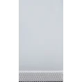 Tkanina firanowa markizeta z pasem gipiurowego haftu - 280 cm - biały 8