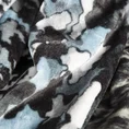 EUROFIRANY PREMIUM Miękki i delikatny w dotyku koc z patchworkowym motywem - 150 x 200 cm - czarny 5