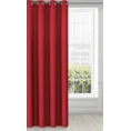 Zasłona jednokolorowa RITA z gładkiej tkaniny - 140 x 250 cm - czerwony 2