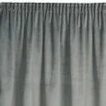 Zasłona FARGO z miękkiego welwetu z nadrukiem drobnego strukturalnego wzoru - 140 x 175 cm - grafitowy 4