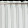 Zasłona SENDI z lekkiej mikrofibry z motywem malowanych pędzlem kwiatów - 140 x 270 cm - biały 8