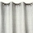 Zasłona CONSTANZA żakardowa z drobnym wzorkiem ze srebrnej nici - 140 x 250 cm - beżowy 4