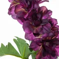 OSTRÓŻKA OGRODOWA sztuczny kwiat dekoracyjny z płatkami z jedwabistej tkaniny - 80 cm - fioletowy 2