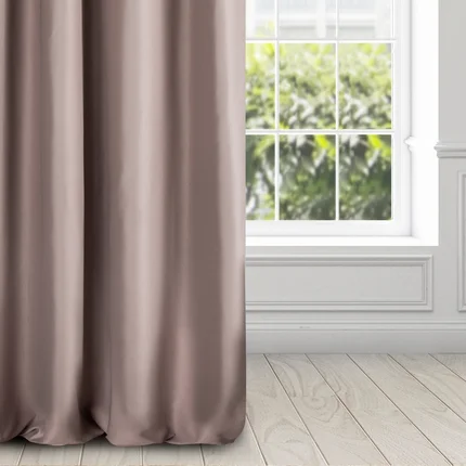 Zasłona pudrowo różowa z błyszczącym splotem 140x250 cm przelotka ESSME Zasłona pudrowo różowa z błyszczącym splotem 140x250 cm przelotka ESSME - 140 x 250 cm