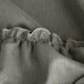 Zasłona LENA z falbaną z tkaniny o płóciennym splocie - 140 x 270 cm - popielaty 13