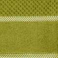 EUROFIRANY PREMIUM Ręcznik CALEB z bawełny frotte o strukturze drobnej krateczki - 50 x 90 cm - oliwkowy 2