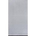 Tkanina firanowa matowa mikrosiateczka z geometrycznym haftem na całej powierzchni - 290 cm - biały 8