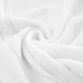 Ręcznik EMINA bawełniany z bordiurą podkreśloną klasycznymi paskami - 50 x 90 cm - biały 5