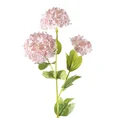 KALINA kwiat sztuczny dekoracyjny - dł. 60 cm śr. kwiat 7 cm - różowy 1