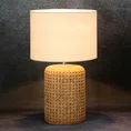 Lampa dekoracyjna FABIA w stylu boho - ∅ 28 x 46 cm - beżowy 2