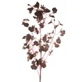 MOTYLNIK STORCZYK kwiat sztuczny dekoracyjny z płatkami z jedwabistej tkaniny - 80 cm - brązowy 1