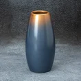Wazon ceramiczny NESSA z efektem ombre - ∅ 11 x 22 cm - niebieski 1