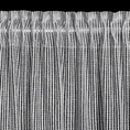 Zasłona REGINA w prążki o luźnym splocie - 135 x 270 cm - srebrny 12