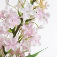 BEZ LILAK kwiat sztuczny dekoracyjny z płatkami z jedwabistej tkaniny - 63 cm - różowy 2