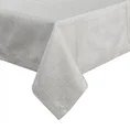 Obrus STELLA 2 z tkaniny przypominającej płótno z podwójną listwą na brzegach - 145 x 280 cm - srebrny 3