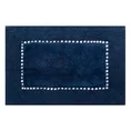 Miękki bawełniany dywanik CHIC zdobiony kryształkami - 50 x 70 cm - granatowy 2
