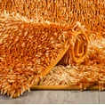 Dywanik SHAGGY z długimi ozdobnymi frędzlami - 75 x 150 cm - pomarańczowy 1