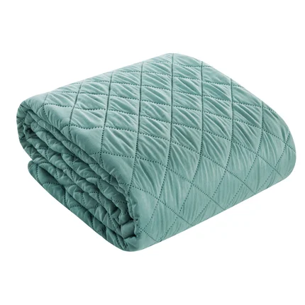 DESIGN 91 Narzuta ALARA 3 z geometrycznym wzorem wytłaczanym techniką hot press DESIGN 91 Narzuta ALARA 3 z geometrycznym wzorem wytłaczanym techniką hot press - 220 x 240 cm