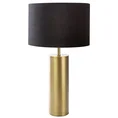 LIMITED COLLECTION Lampa stołowa VICTORIA 7 z podstawą łączącą metal i welwetowy abażur - ∅ 40 x 74 cm - czarny 2